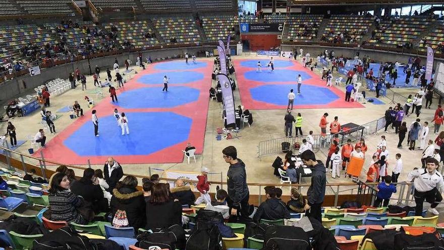 Panorámica del Coliseum durante la edición del año pasado de la Copa Cidade da Coruña de taekwondo.