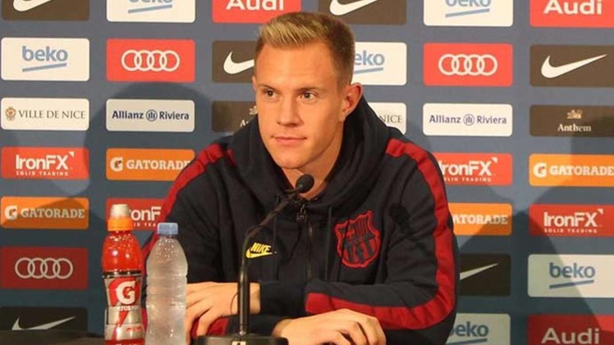 Ter Stegen, confiando para el partido de este miércoles ante el PSG