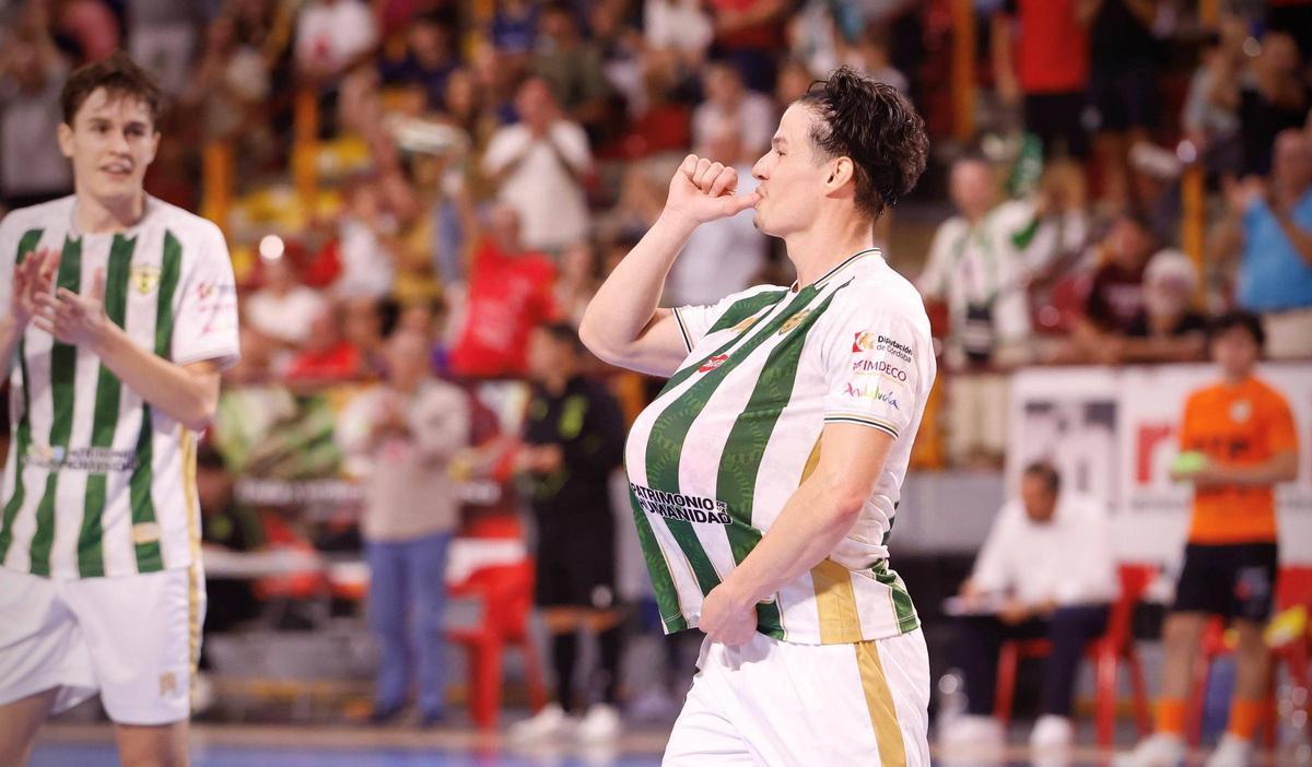 Murilo festeja un gol marcado durante esta temporada.