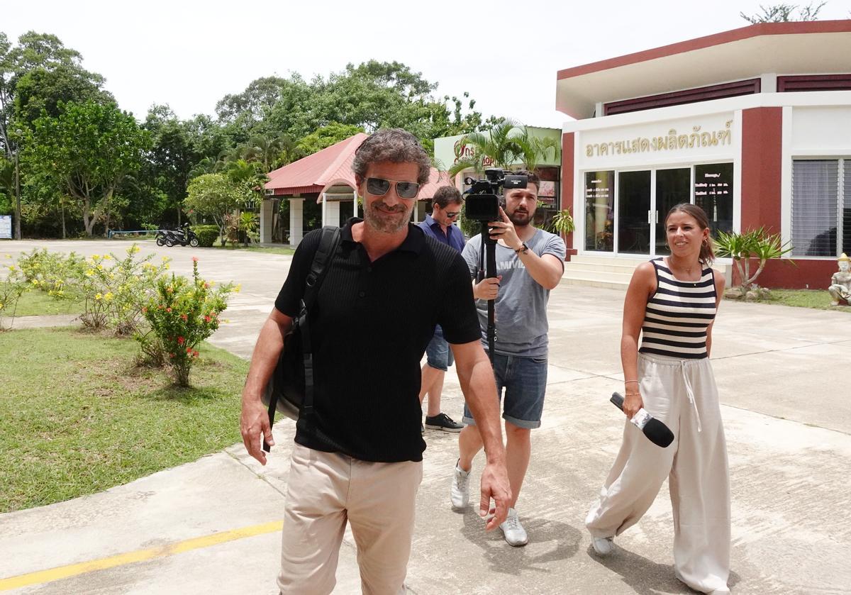 Rodolfo Sancho visita a su hijo Daniel en la cárcel de Tailandia