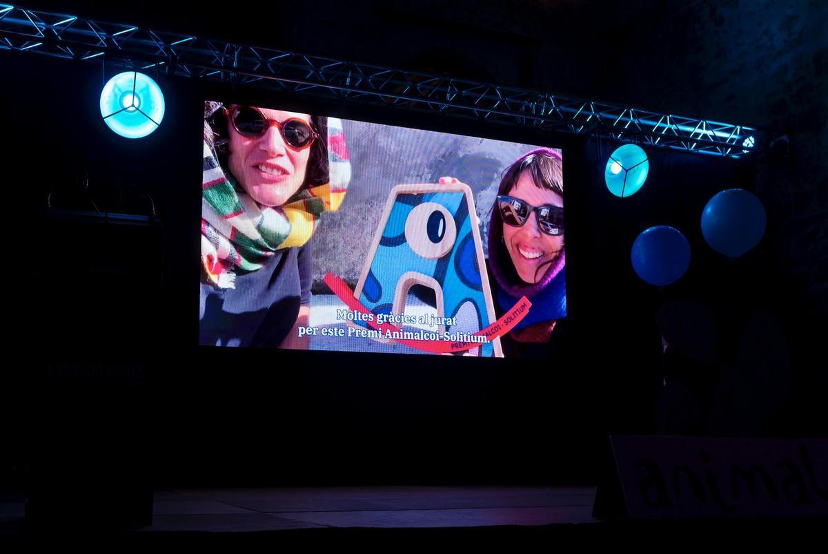 Las galardonadas por el mejor cortometraje internacional, “Percebes”, de las portuguesas Alexandra Ramires y Laura Gonçalves