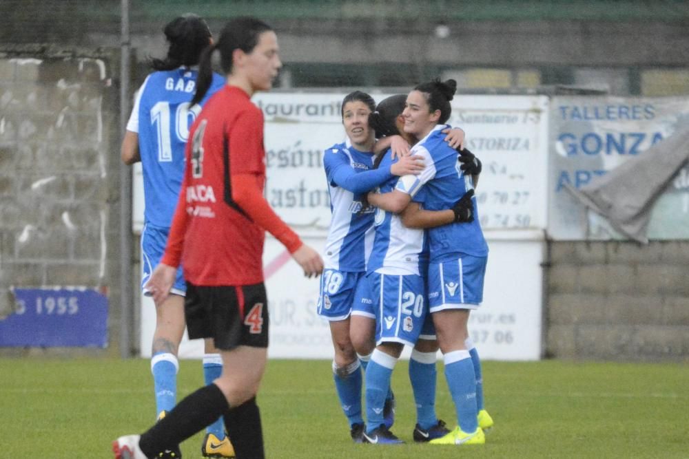 El Dépor femenino le gana 8-0 al Victoria de Santi