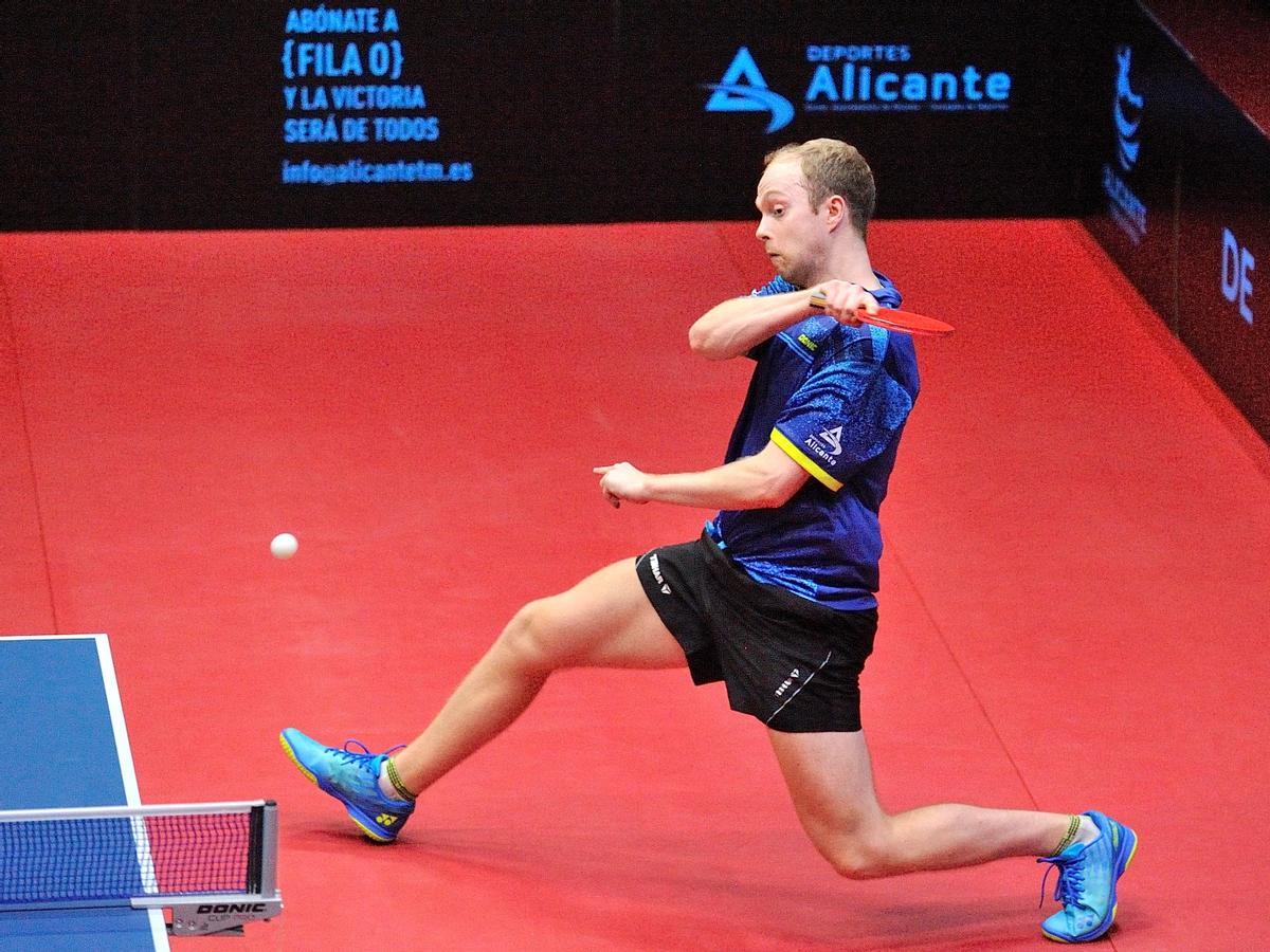Badowski, durante un partido de esta semana