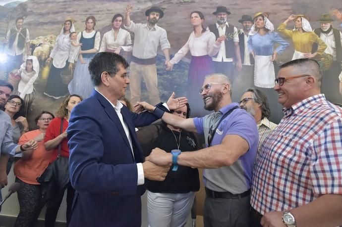 15-06-2019 SANTA LUCIA DE TIRAJANA. Santiago Miguel Rodríguez es el nuevo alcalde de Santa Lucía  | 15/06/2019 | Fotógrafo: Andrés Cruz