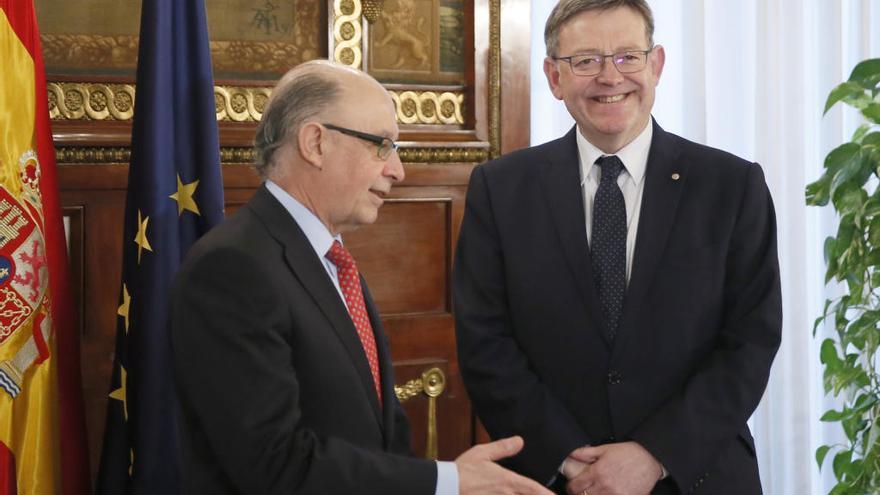 Montoro con Puig en una reunión en Madrid.