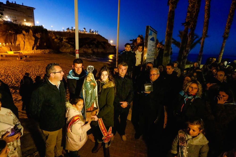 Benidorm celebra la procesión de El Alba de la Virgen del Sufragio