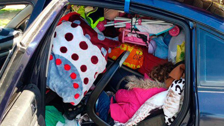 La niña de Murcia que viajaba oculta en un &#039;coche bazar&#039;