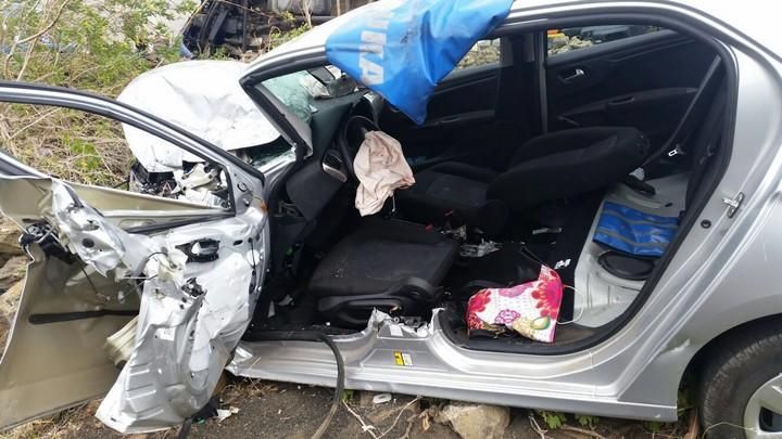 Accidente de coche en Tinajo