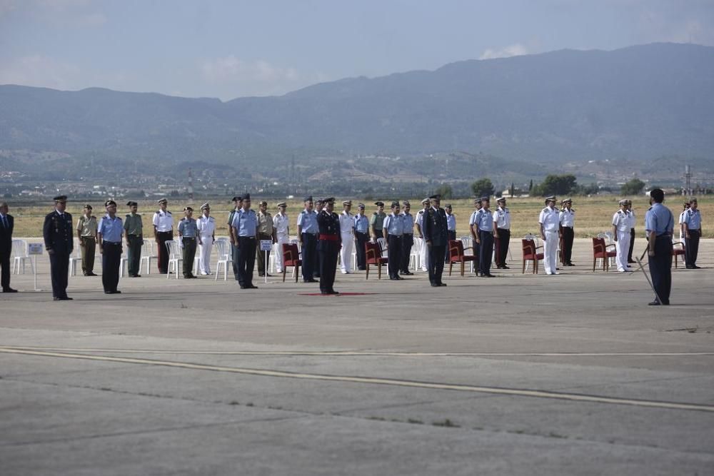 Acto de relevo de mando de la Base Aérea de Alcantarilla