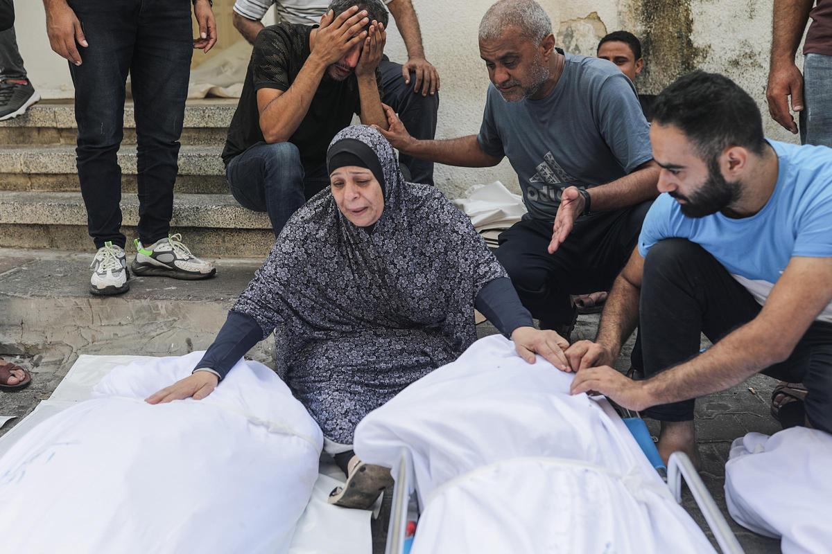 Drama en el hospital Al-Shefa de Gaza: se acumulan los cadáveres de palestinos