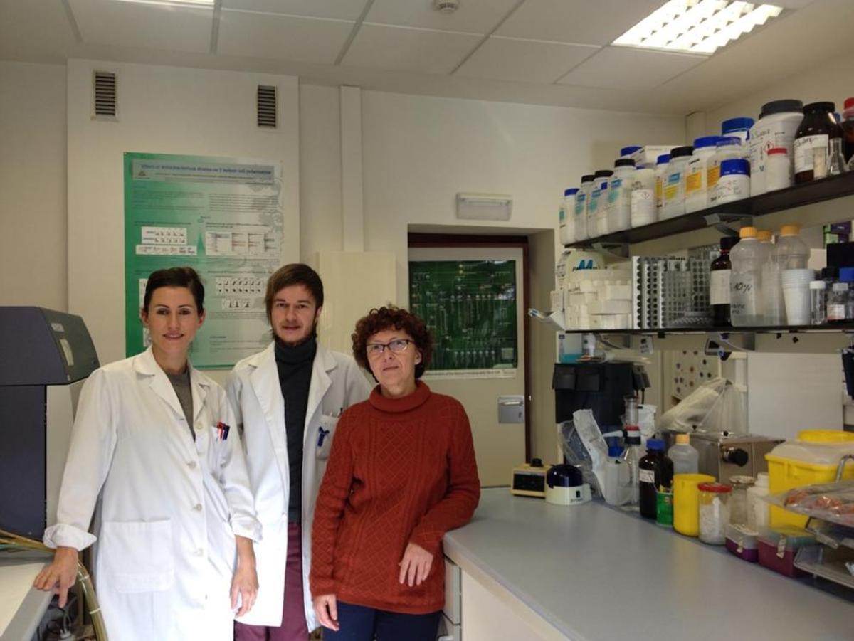 De izquierda a derecha Patricia López Suárez, Javier Rodríguez Carrio y Ana Suárez Díaz