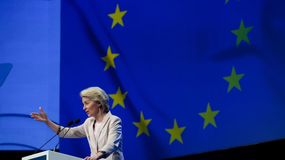 La presidenta de la Comisión Europea, Ursula Von Der Leyen.