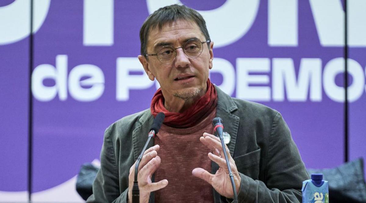 Podem va mantenir Monedero en la cúpula després de les denúncies