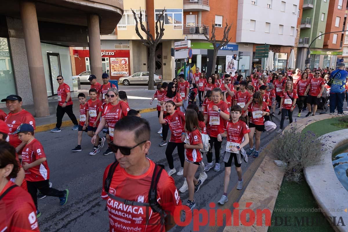 Marcha de la ONG Delwende en Caravaca