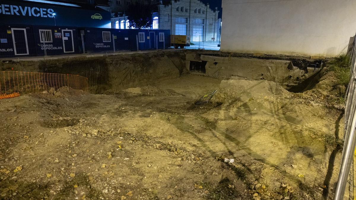 Solar sobre el que se va a construir la cooperativa gestionada por Aldea Viviendas.