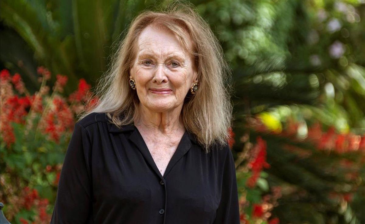 La escritora francesa Annie Ernaux, en el 2019 cuando recibió el Premio Formentor.