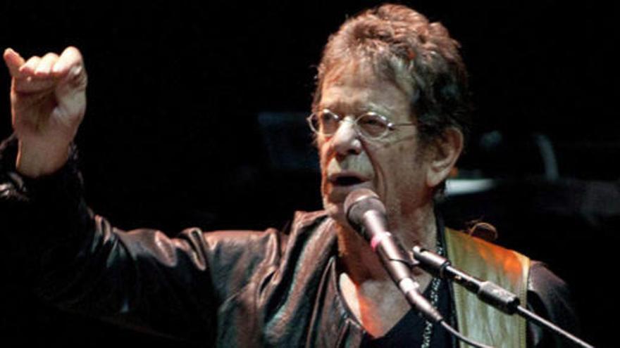 Lou Reed, durante un concierto.