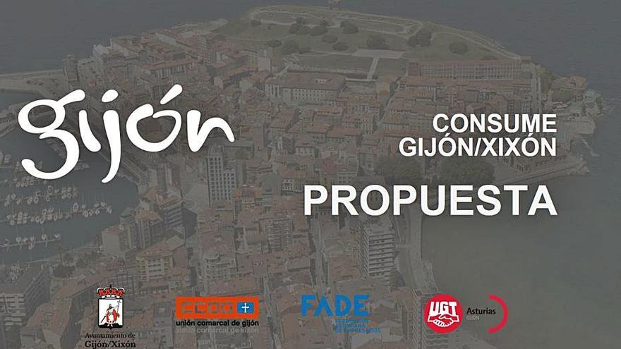 Carátula de la presentación del proyecto gijonés.  