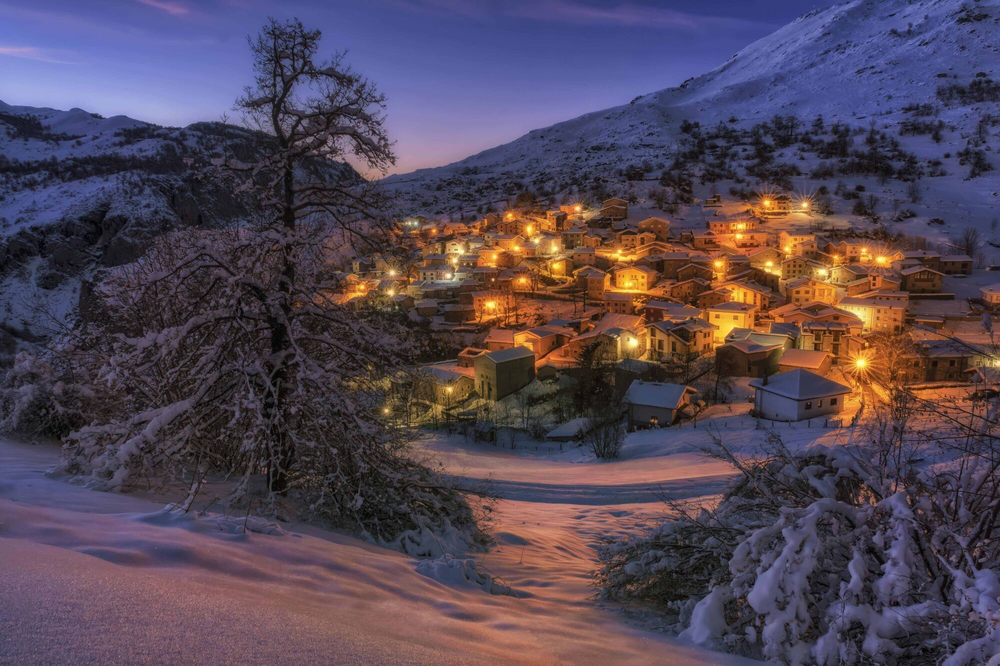 Nevada en Sotres