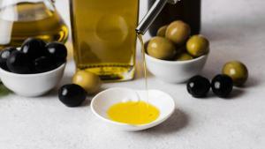Imagen de archivo de aceite de oliva