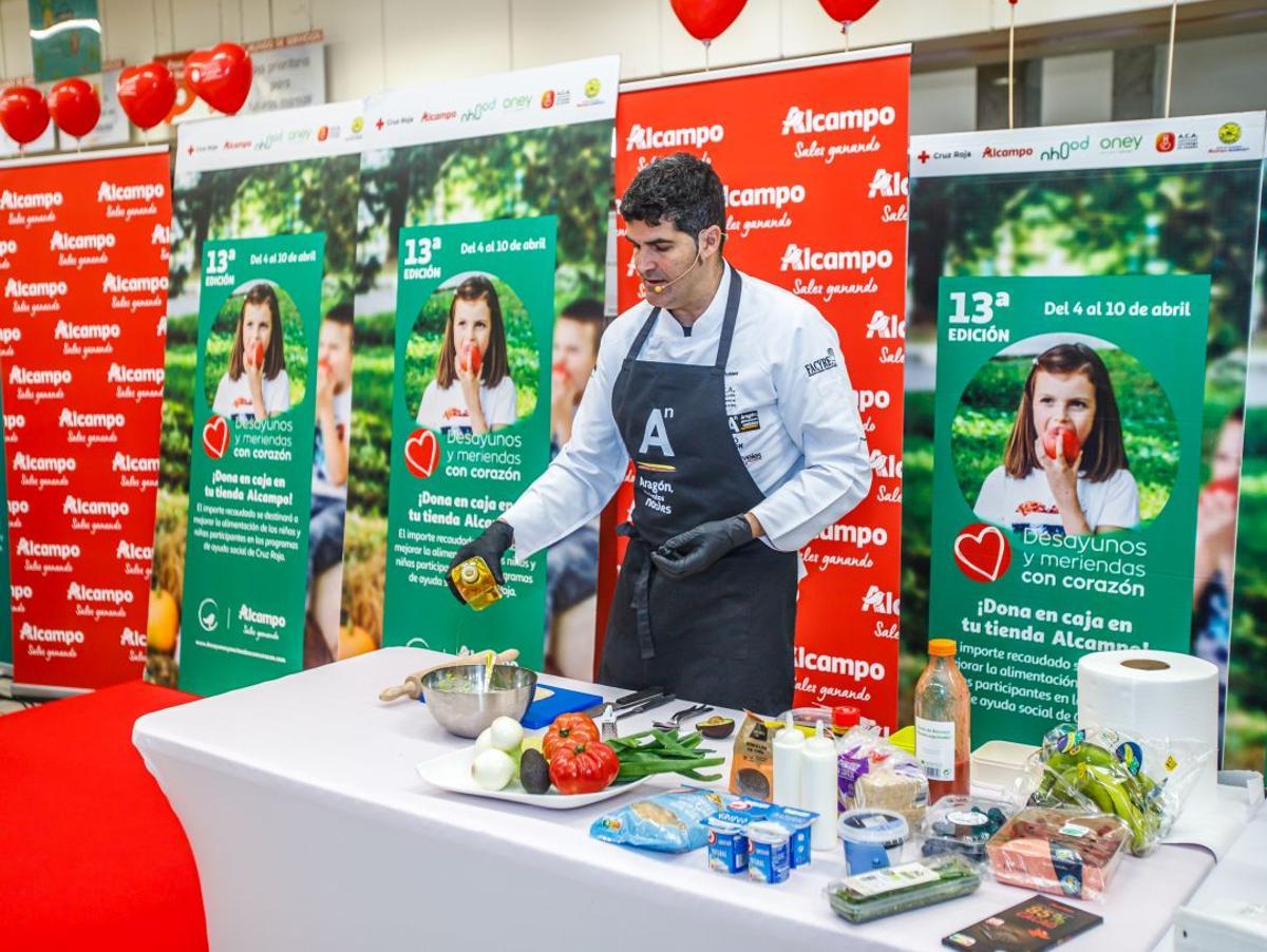 Desayunos y meriendas con corazón es una de las muchas propuestas de colaboración social que ofrece Alcampo