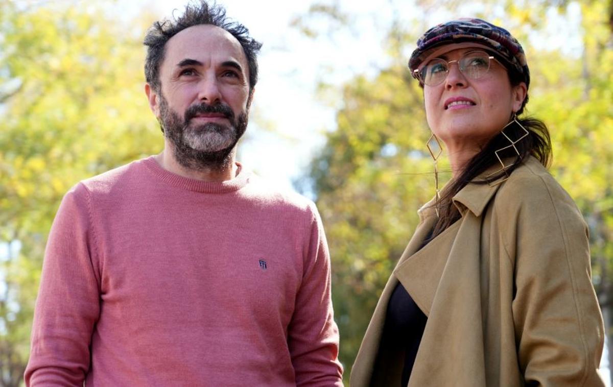 Caïm Riba i Dolo Beltrán, fa uns dies a Barcelona.