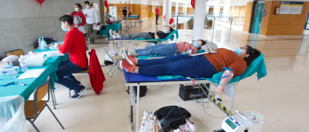 Macro donación de sangre y médula en la Universidad