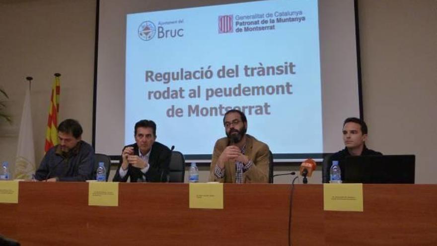 Presentació al Bruc de les mesures per reduir l&#039;impacte dels vehicles de motor dins del parc natural