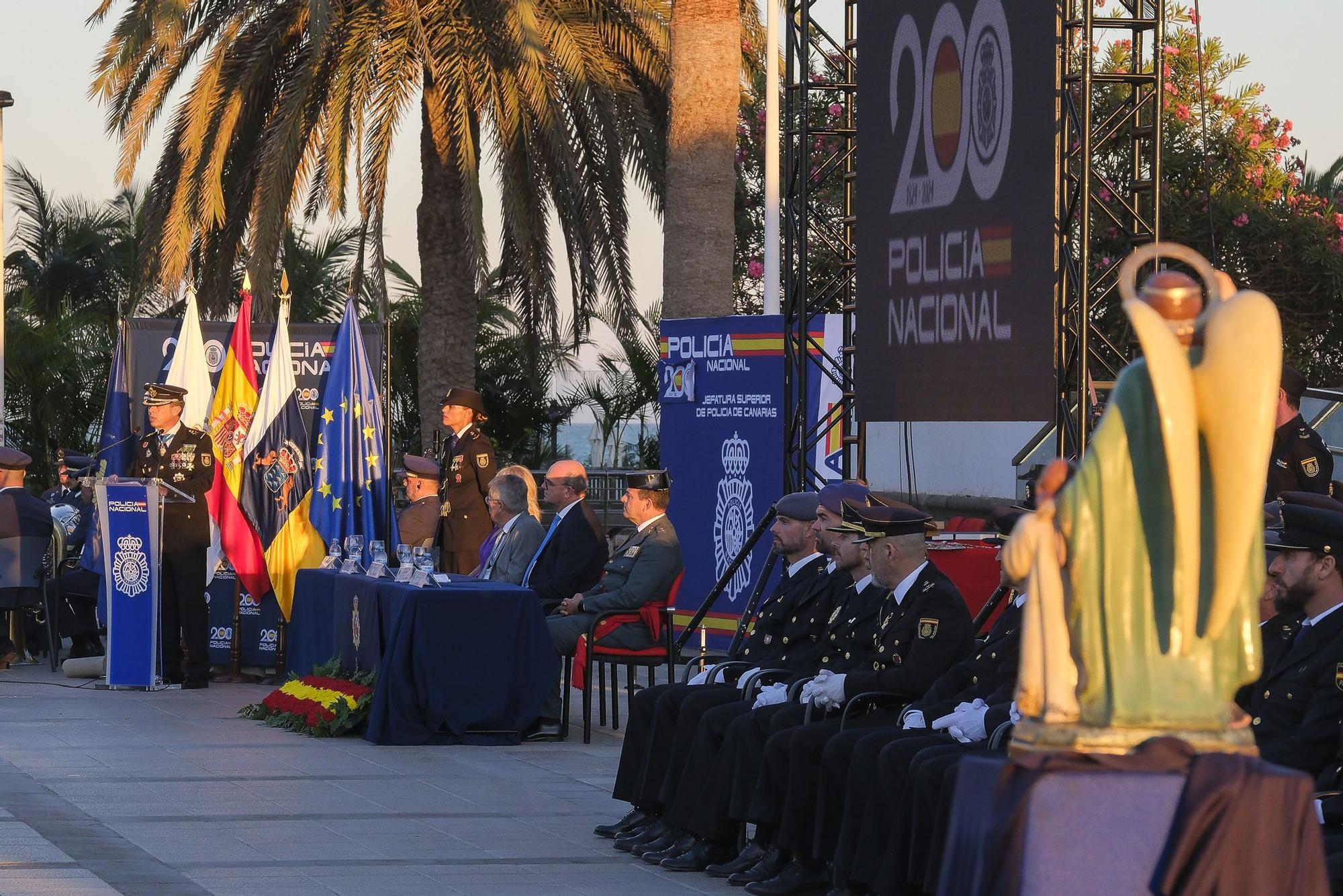 27-09-2024 SAN BARTOLOMÉ DE MASPALOMAS. Acto por el Día de la Policía Nacional, junto al Faro de Maspalomas  | 27/09/2024 | Fotógrafo: Andrés Cruz