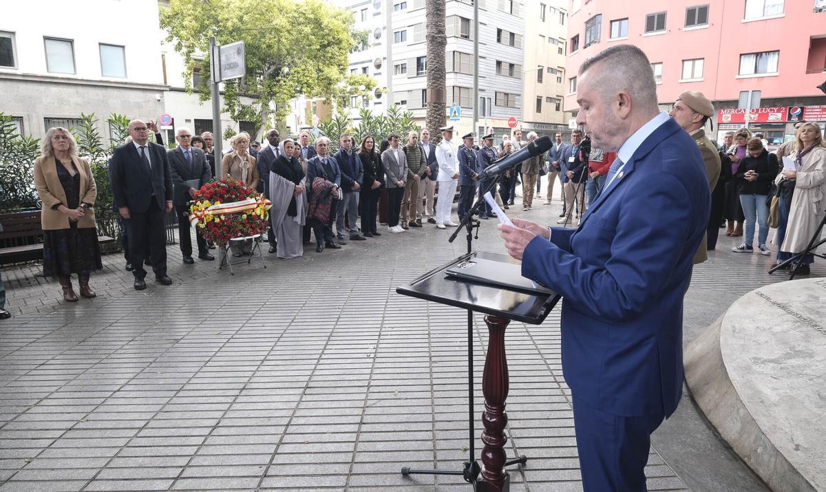 Concentración de las Víctimas del Terrorismo por el día europeo, en el 22 aniversario del 11M.