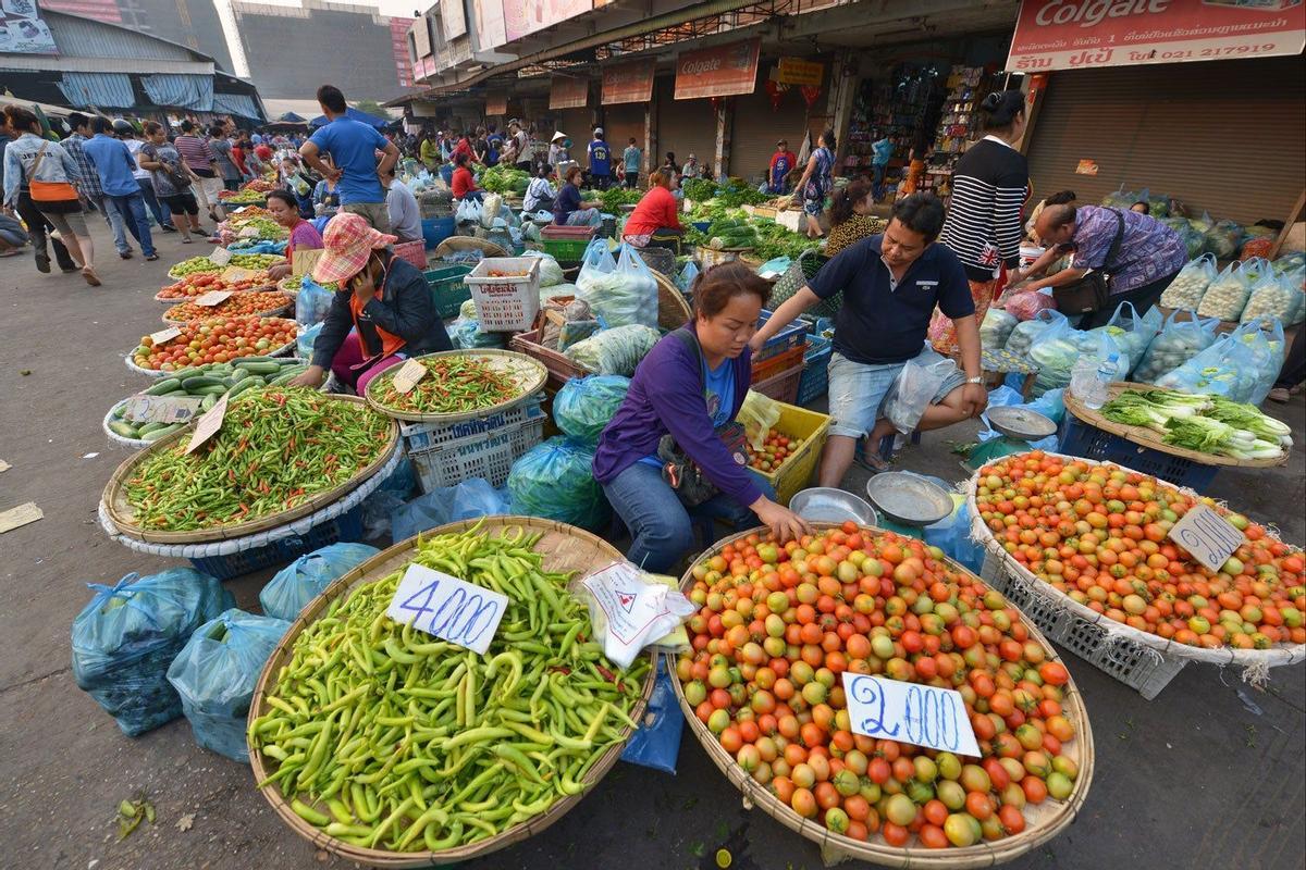 Mercado de Laos