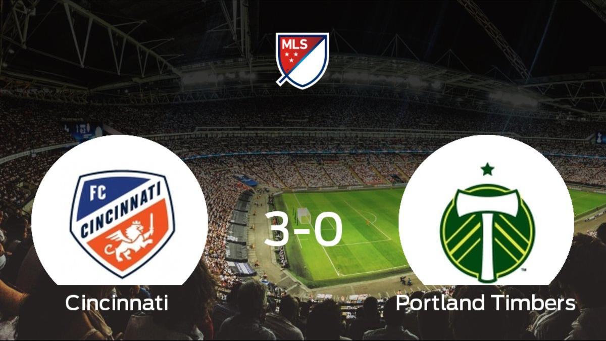 Victoria para el Cincinnati tras golear al Portland Timbers 3-0