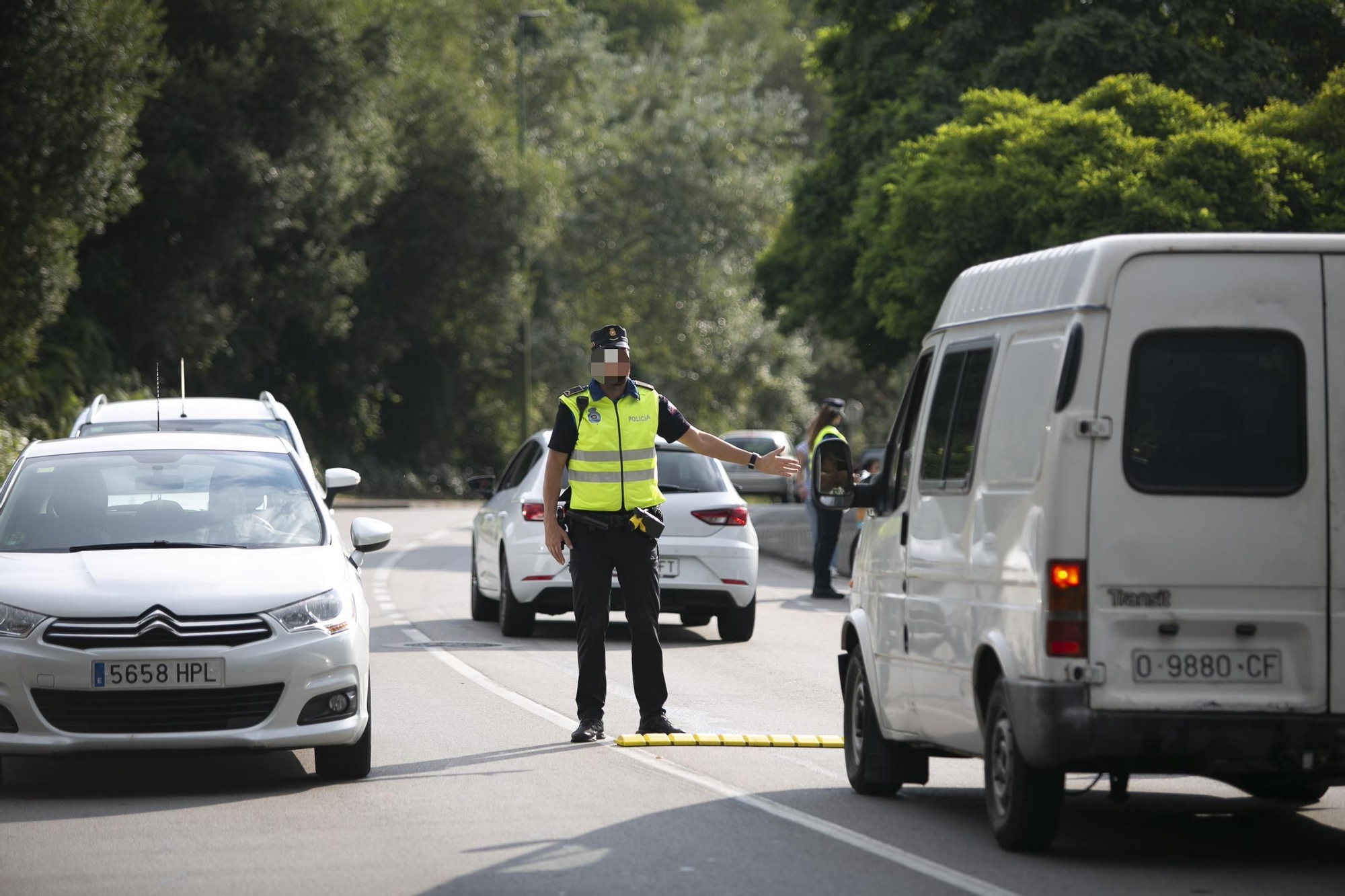 Control de alcoholemia y drogas en Avilés