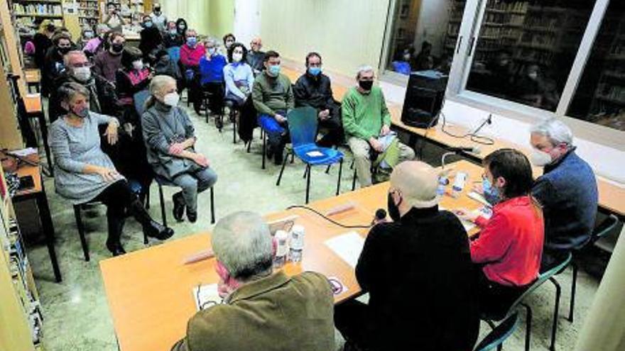 La sala Marià Villangómez, durant la presentació.