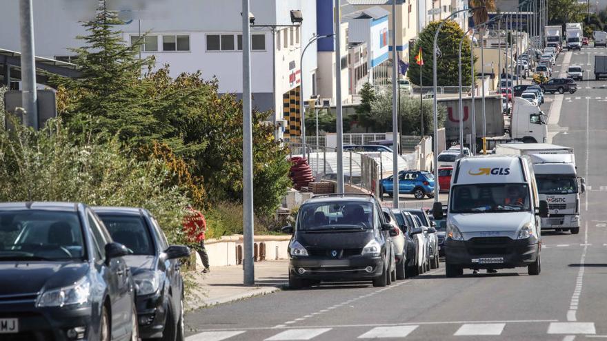 Imagen de una zona industrial de Ibi.