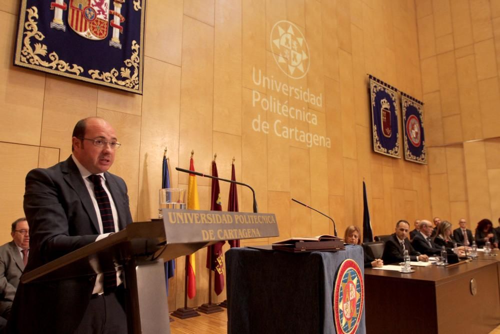 Toma de posesión del rector de la UPCT