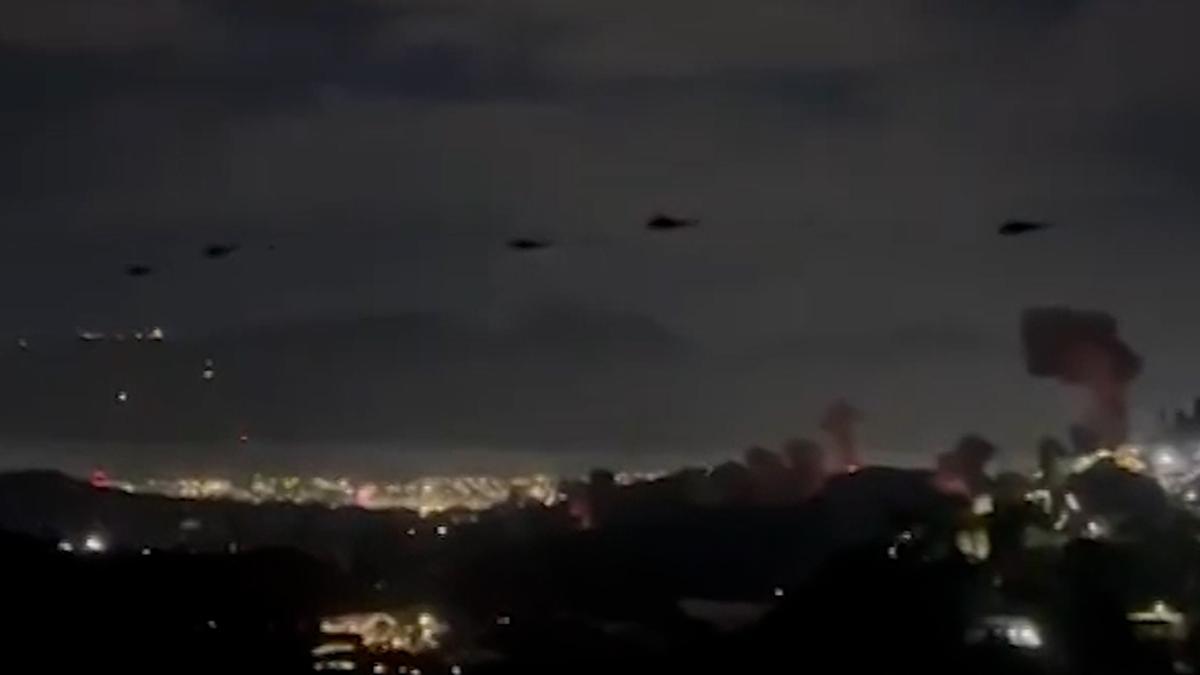 Trump bombardea Caracas y otras ciudades de Venezuela