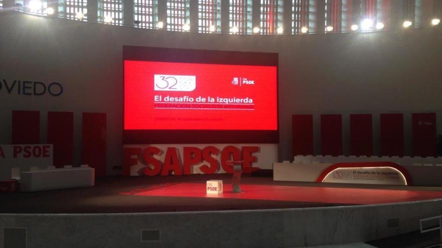 Escenario del congreso regional de la FSA, que comienza mañana