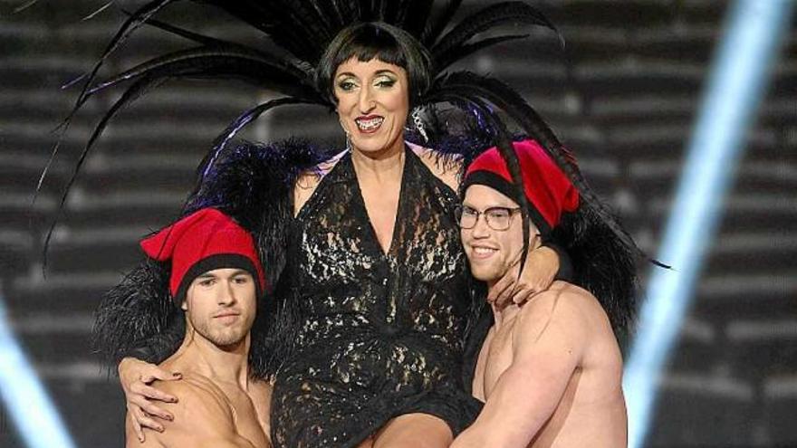 Rossy de Palma amb els qui treien de l&#039;escenari els que s&#039;allargaven