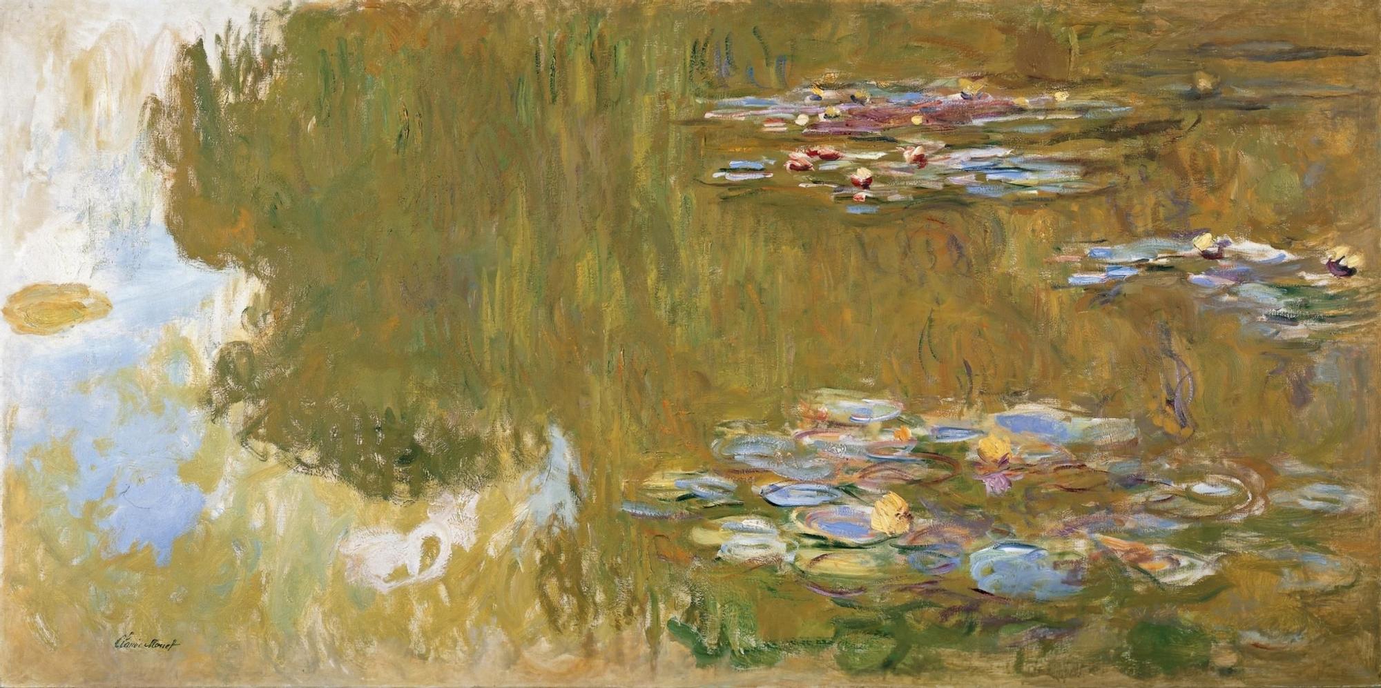 Obra nenúfares de Monet