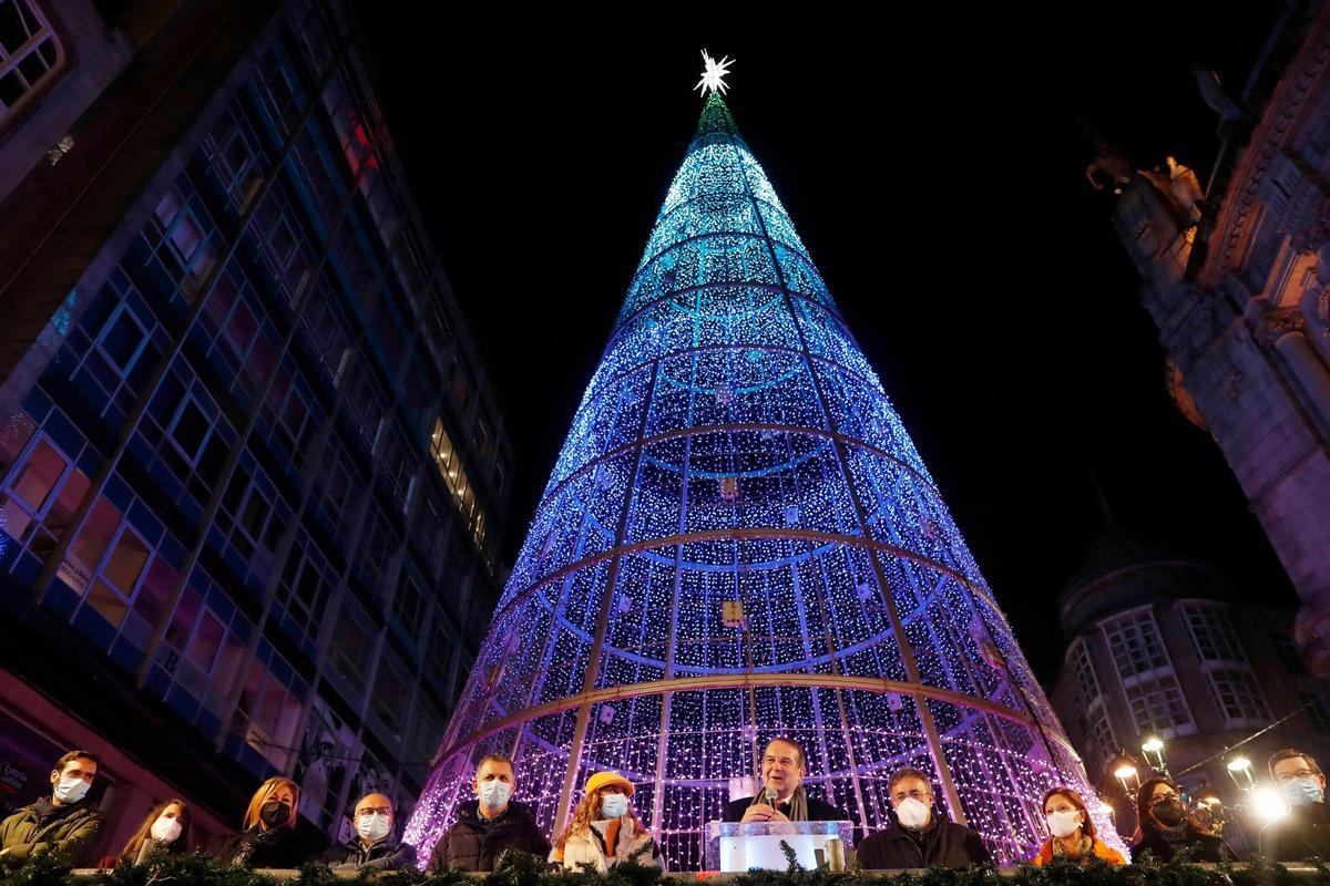 Así se apagaron las luces de Vigo tras una Navidad para la historia