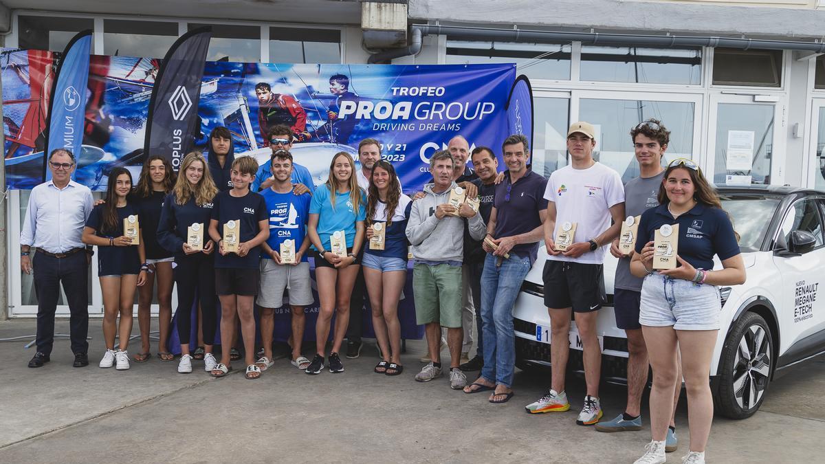 Ganadores del Trofeo Proa Grup 2023.
