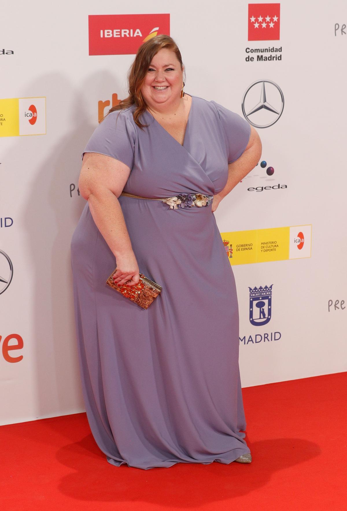 La actriz Itziar Castro a su llegada a la gala de entrega de los Premios Forqué.