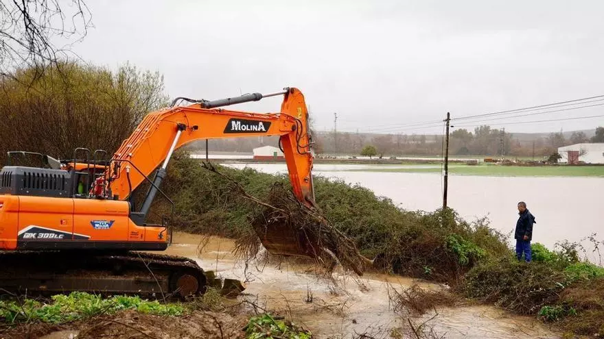 Rotura en el arroyo Guadalbarbo a su paso por La Lancha