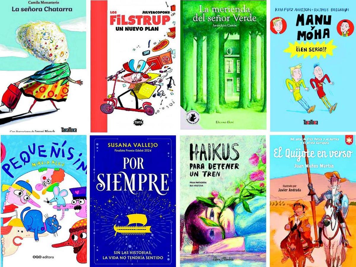 Selección de libros ilustrados para la carta de los Reyes Magos.