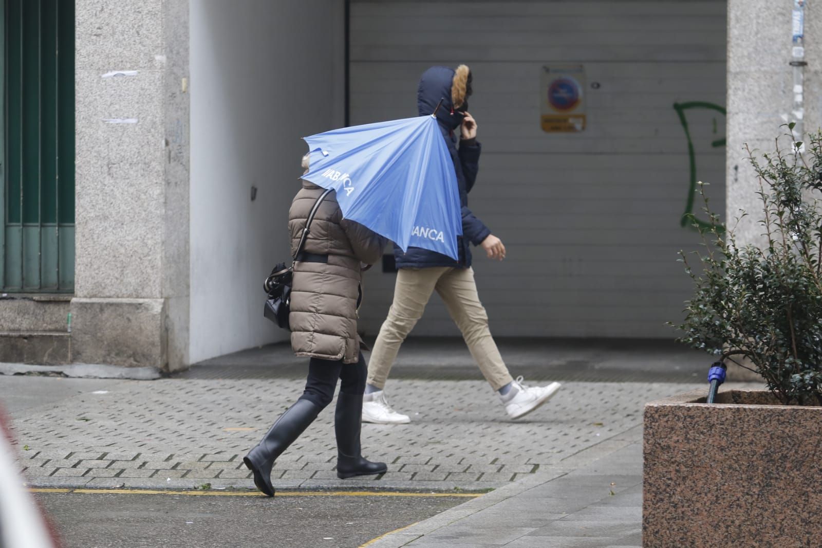 Gaetan azota Vigo con rachas de viento de más de 100 km/h