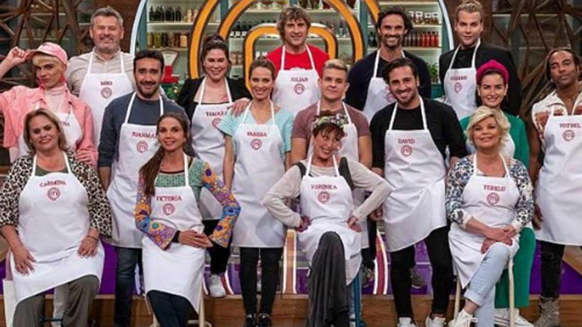 El elenco de participantes de Masterchef Celebrity.