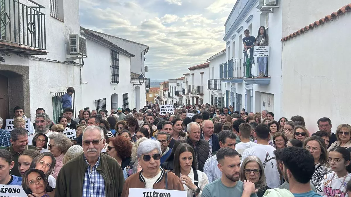 Hornachos se concentra por el octavo aniversario de la desaparición de Francisca Cadenas