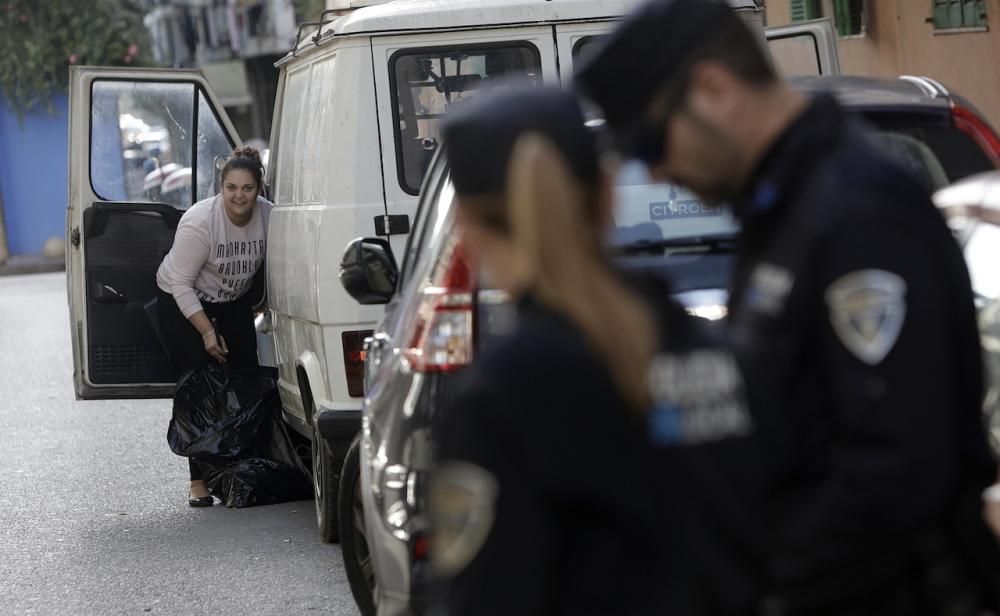 Retirados 90 coches en Son Gotleu