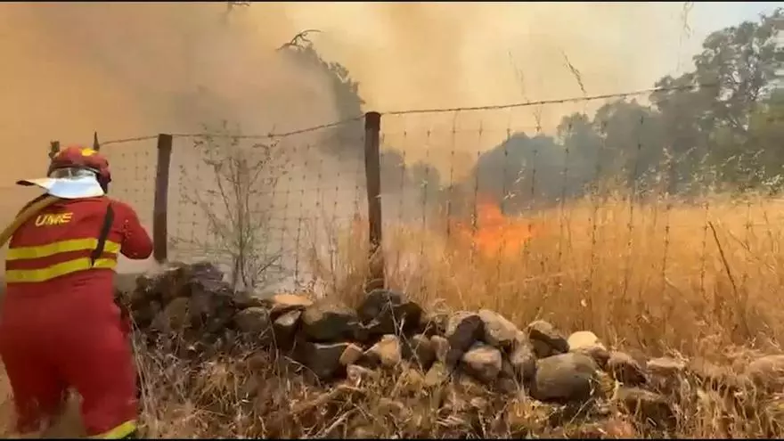 El incendio de Madrid está "fuera de capacidad de extinción" y amenaza con unirse al de Ávila